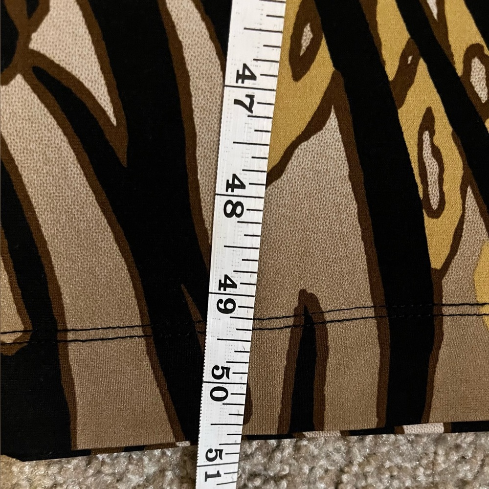 Ruby Rd. Animal Print Ruched Maxi Sundress size M - Picture 7 of 10